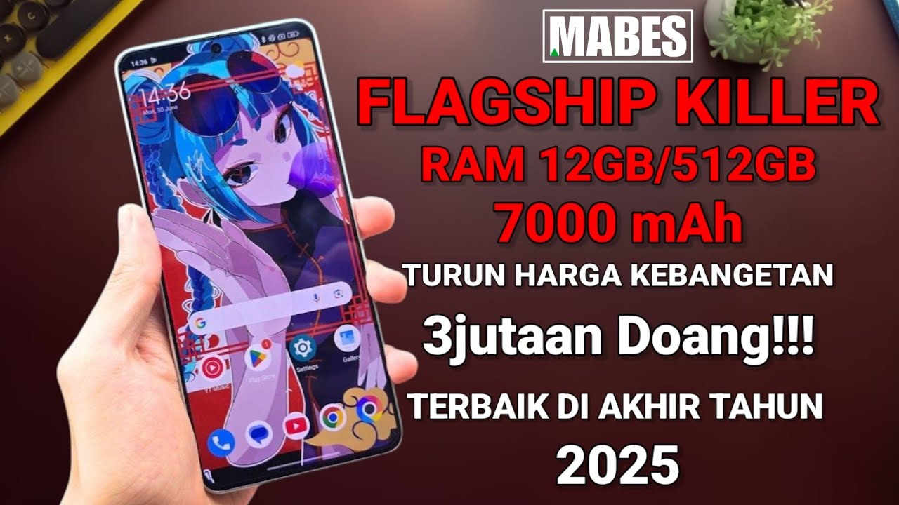 HARGA ANJLOK PARAH😱RAM 12GB/512GB, 7000 MAH - HP FLAGSHIP KILLER TURUN HARGA AKHIR TAHUN 2025