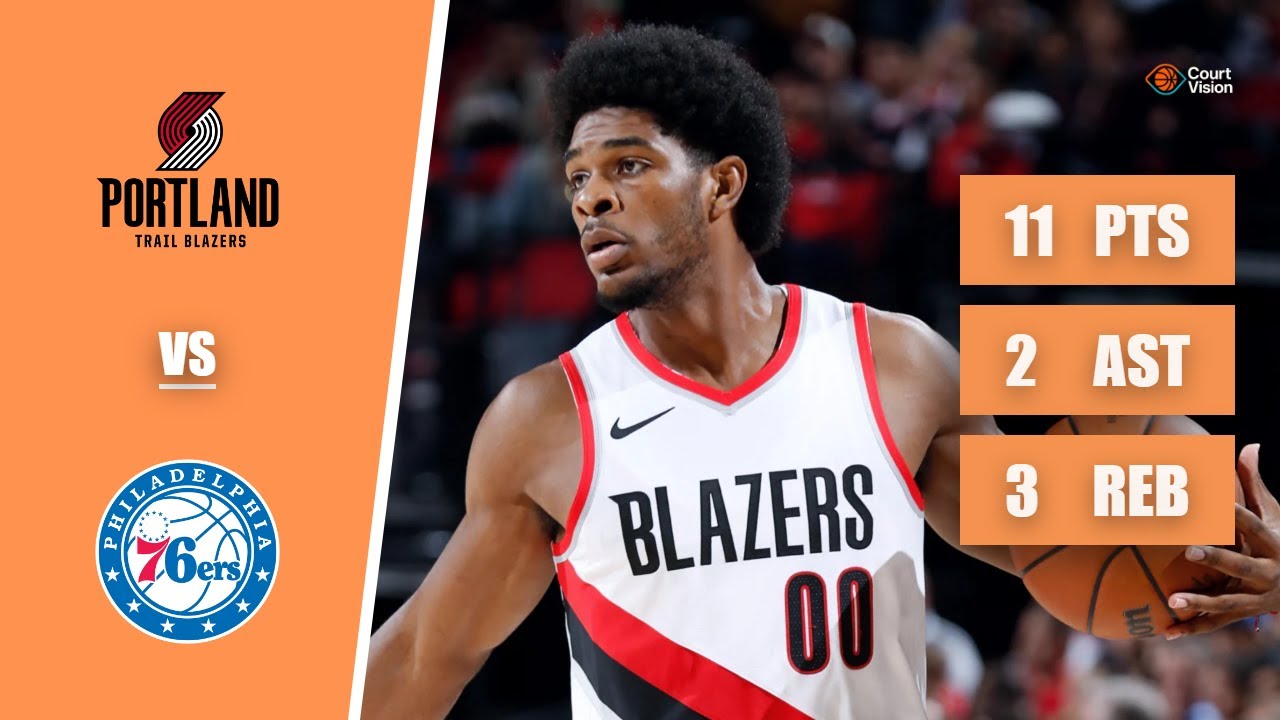 Scoot Henderson - 11 Points, 2 Assists, 3 Rebounds vs 76ers - 2025-26 Regular Season