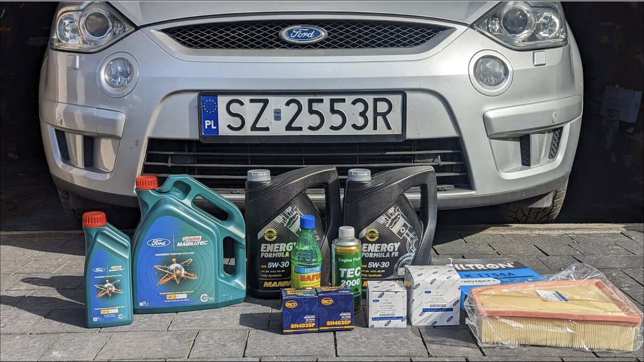 Ford S-Max 2009 2.0 TDCI 140KM, wymiana oleju silnika i płukanka naftą