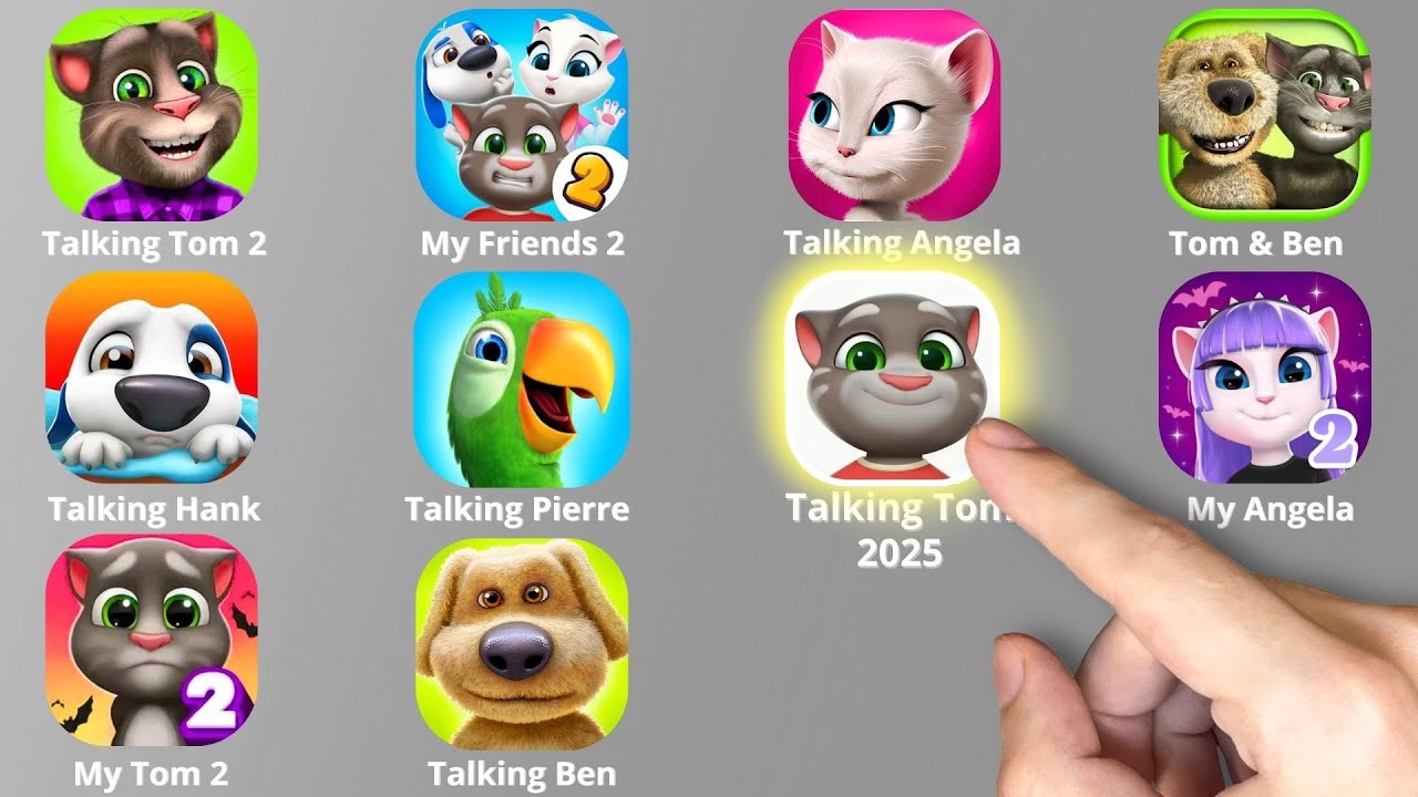 Talking Tom Cat 2025,Talking Tom,Talking Ben,Angela,Talking Tom And Ben News,My Talking Tom,My Hank