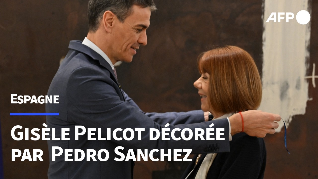 Gisèle Pelicot décorée en Espagne | AFP