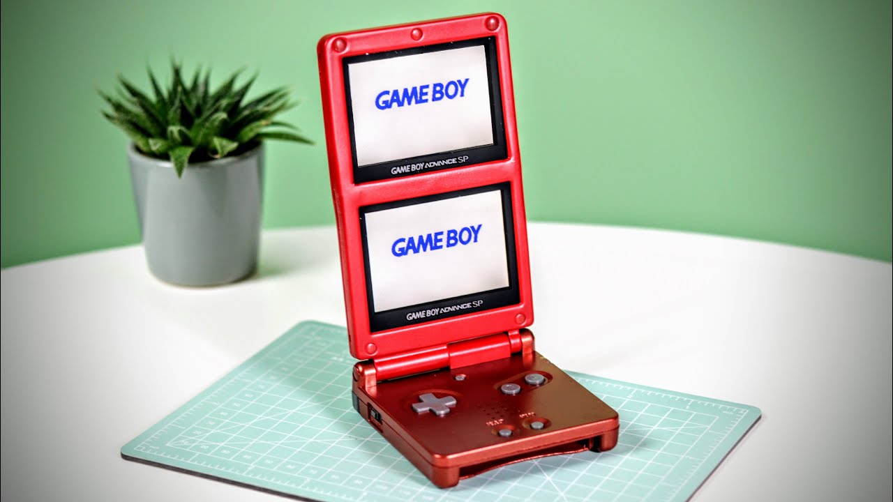 Giving the GameBoy Advance SP another screen for no reason