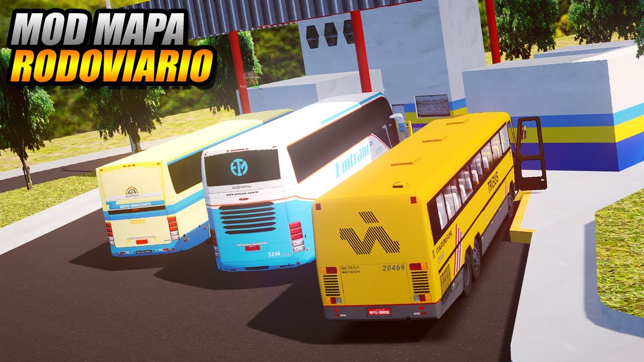 NOVO MOD MAPA RODOVIARIO COM ONIBUS ANTIGO SILENCIOSO !!! PROTON BUS SIMULATOR - G27