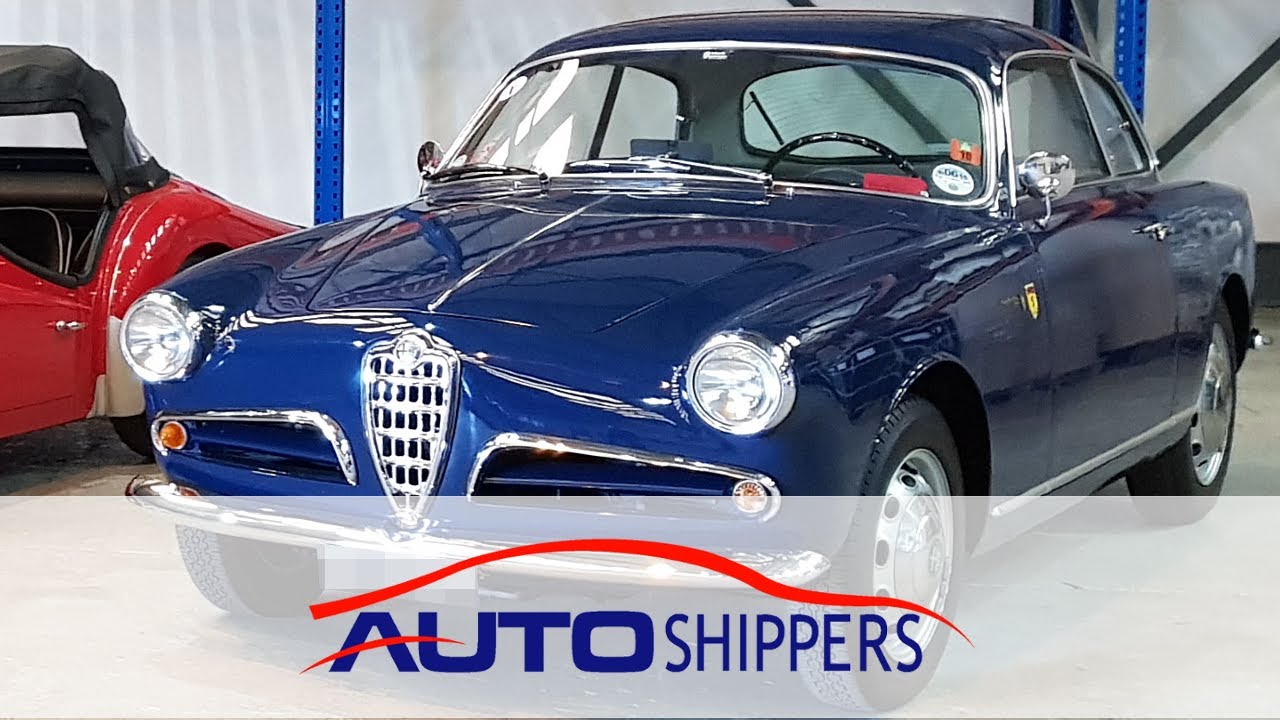Loading an Alfa Romeo Giulietta Sprint | Classic Car Shipping | Autoshippers