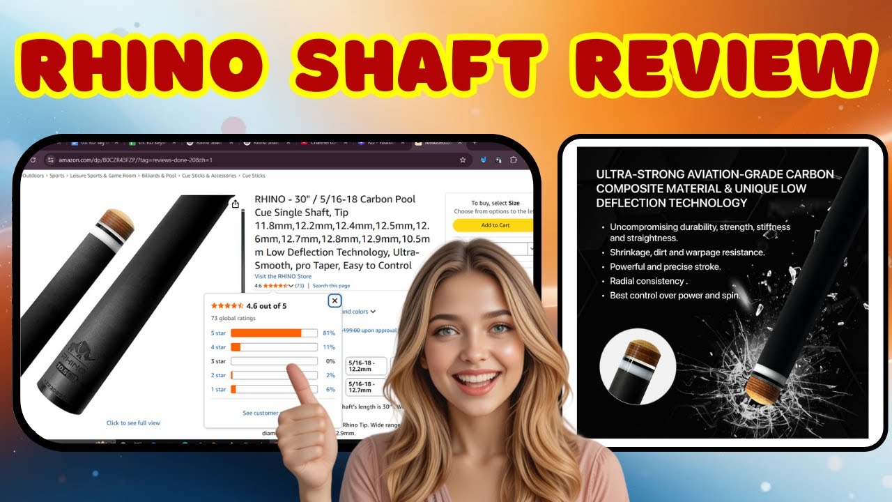 Rhino Carbon Fiber Shaft Review – Feature-Packed Beast