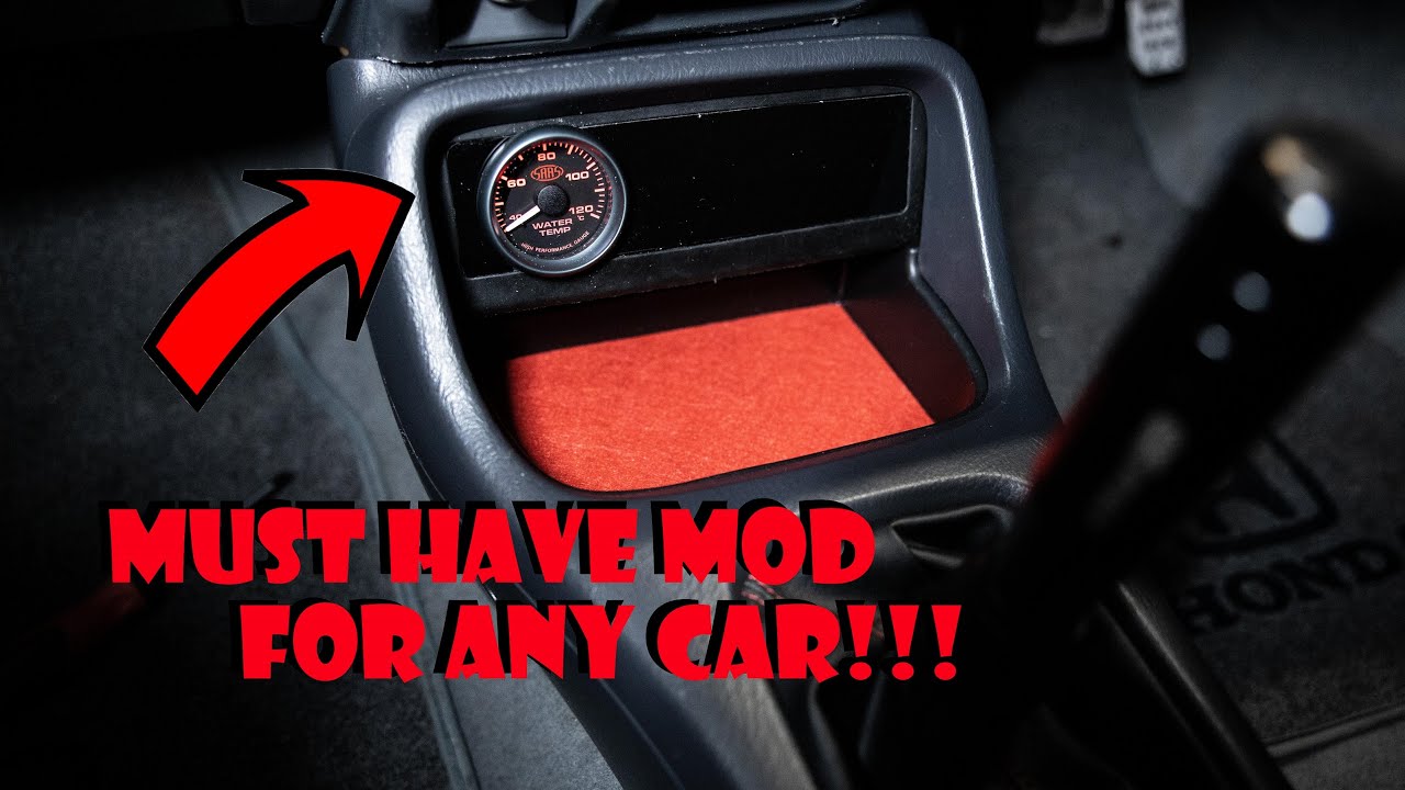 Clean Install! Water Temp Sensor and Gauge | Eg Civic B16