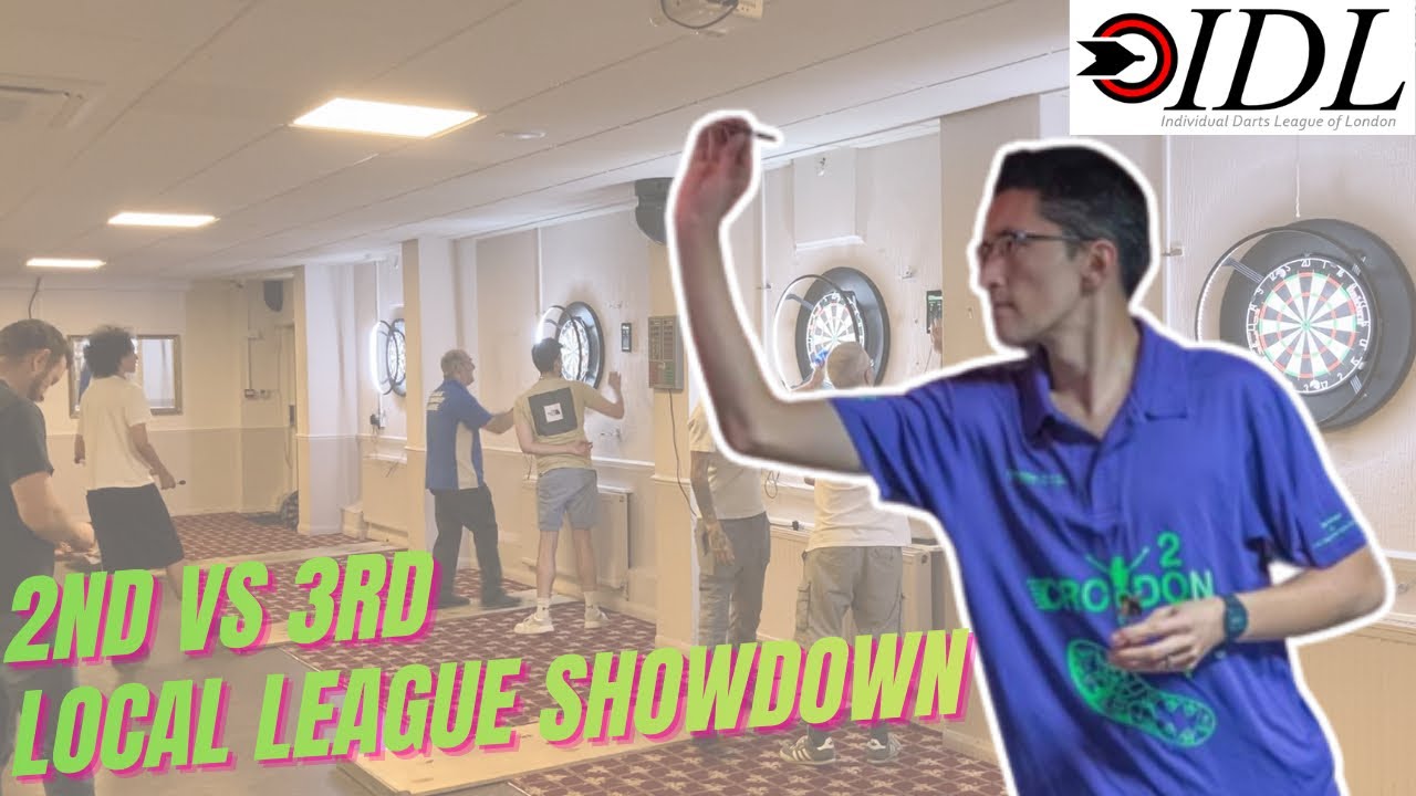 Second versus third in my local darts league, November 2025