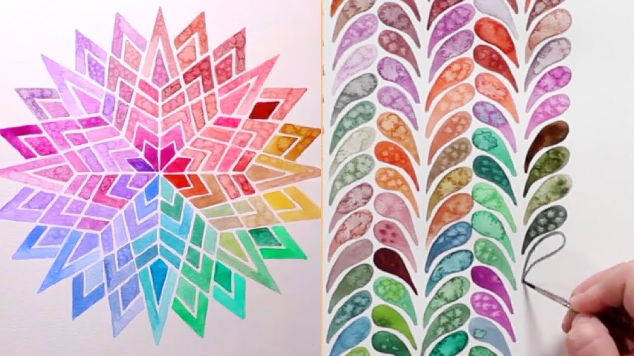Watercolor Art Compilation - The Most Satisfying Art Video in the World!