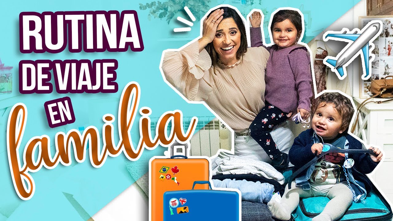 MI RUTINA de VIAJE en FAMILIA | JustCoco