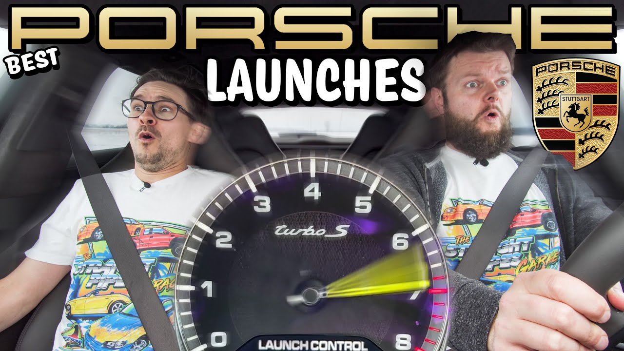 Лучшие реакции Porsche LAUNCH CONTROL