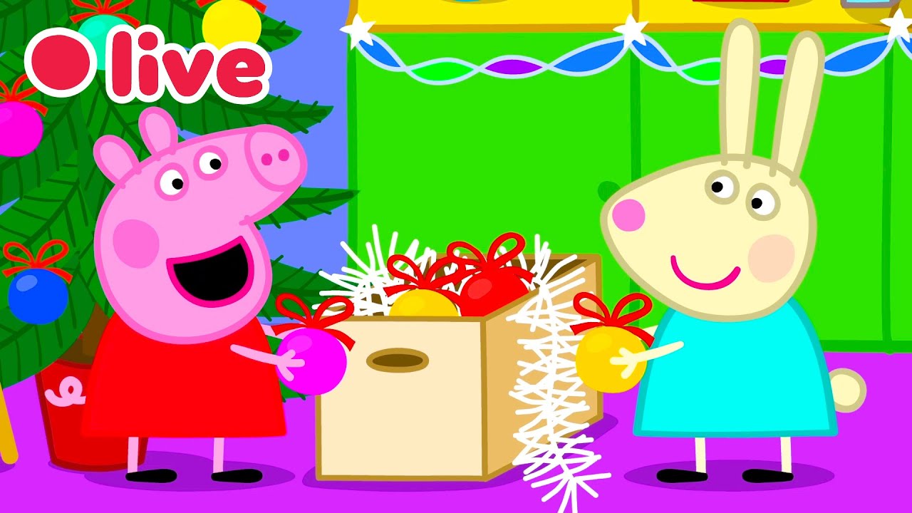 🔴 AO VIVO Peppa Pig 🎄 Episódios de Natal! ❄️ Diversão de Inverno | Peppa Pig em Português Brasil