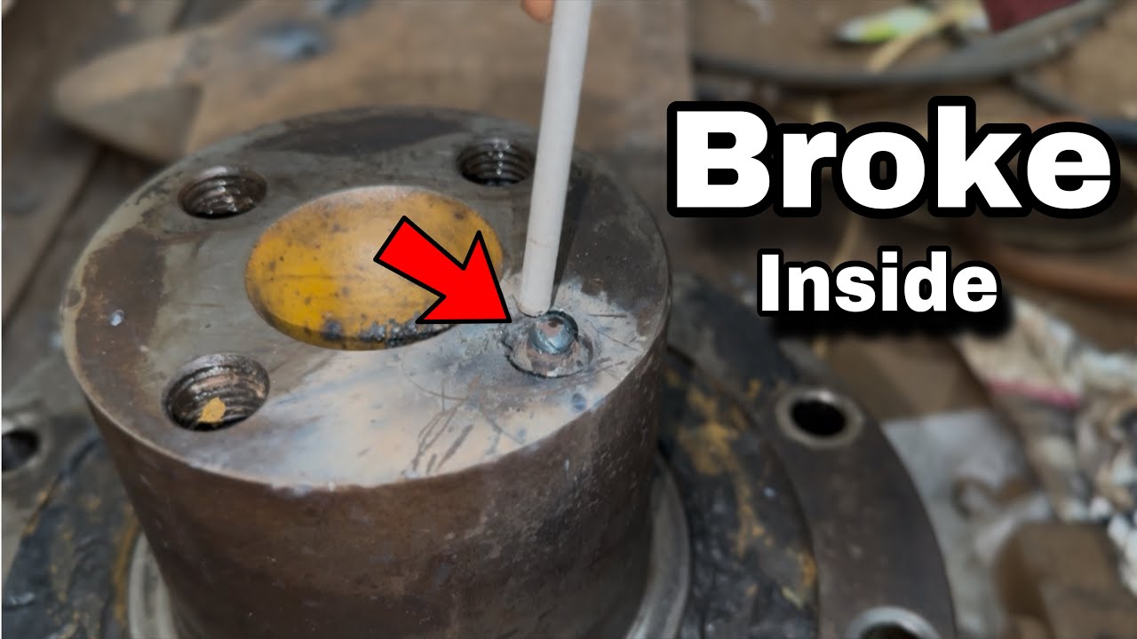 right way to remove broken bolt #welder