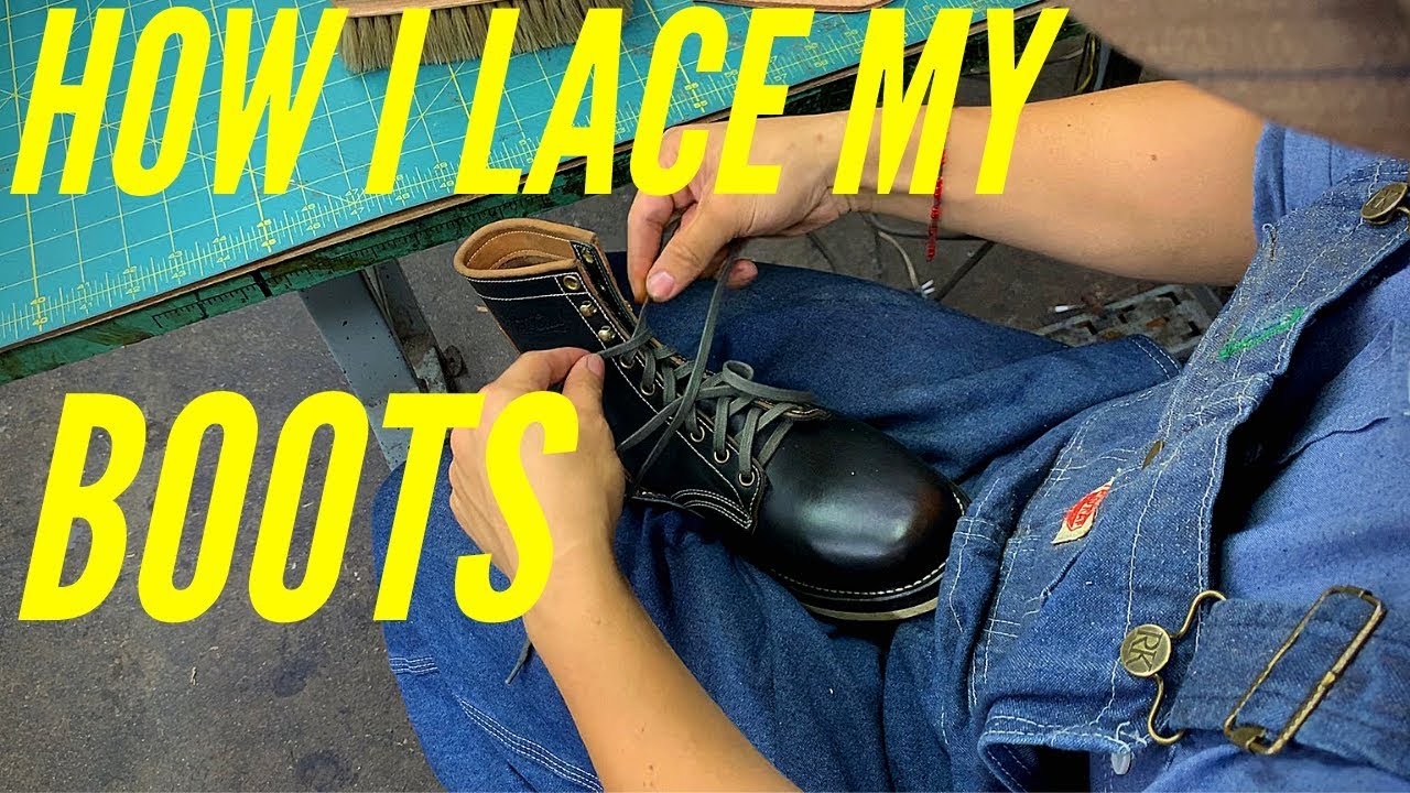 HOW I LACE UP MY BOOTS | Q&A WITH BRIANTHEBOOTMAKER