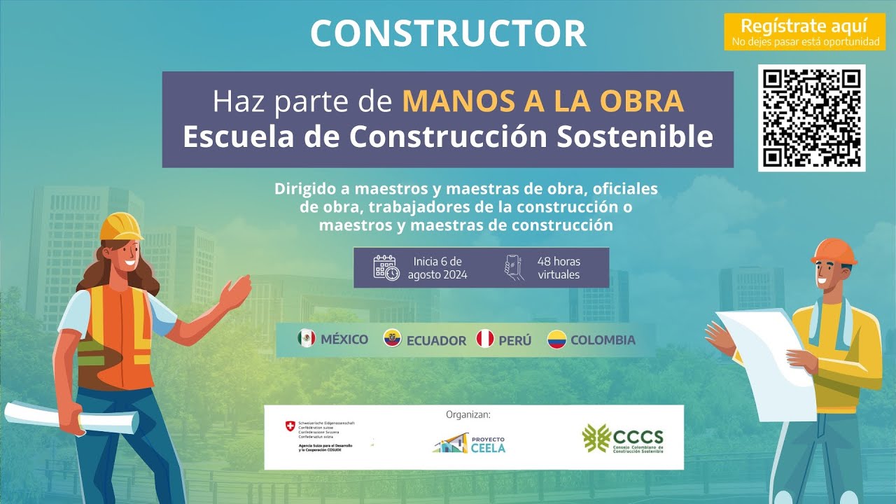 Manos a la Obra: Escuela de Construcción Sostenible