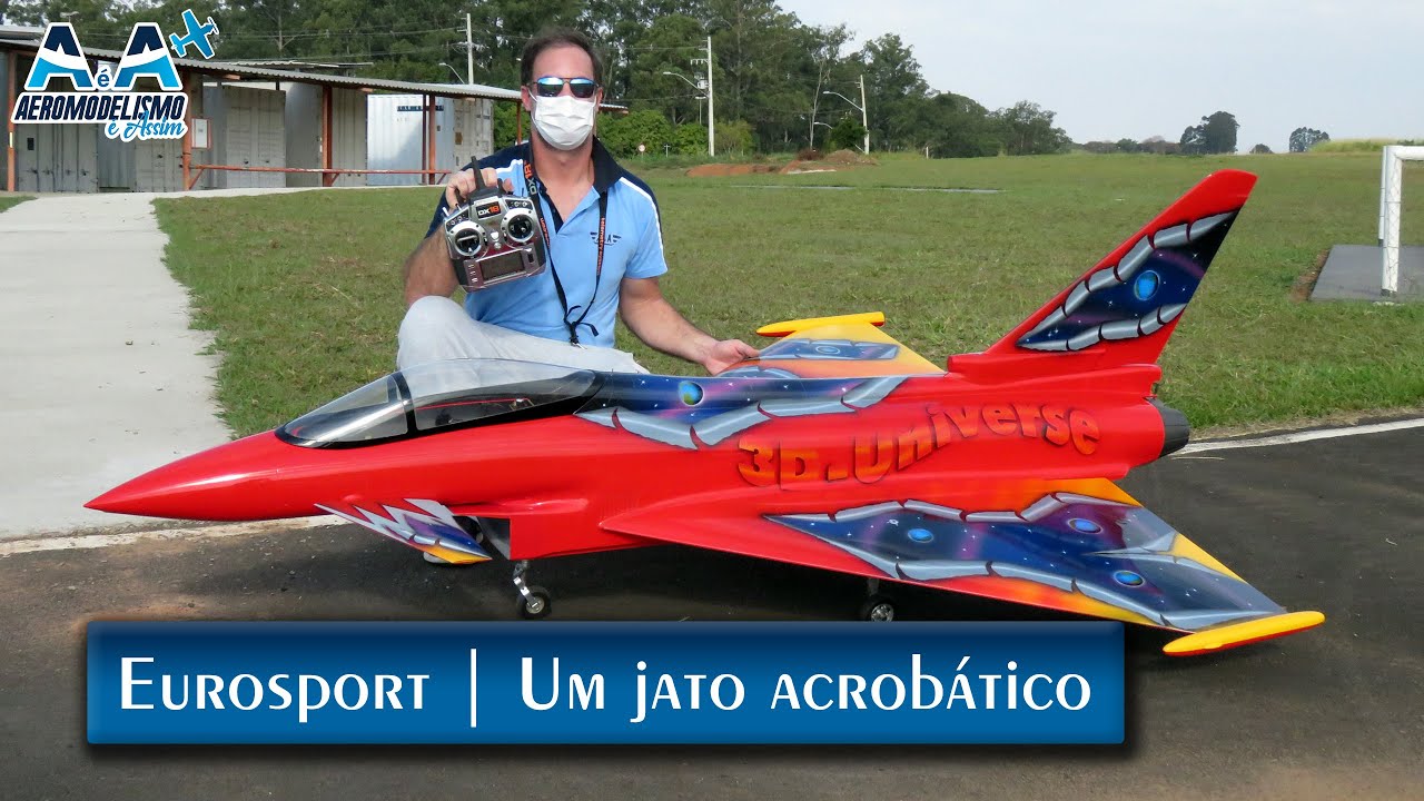 Eurosport, o jato 3D que faz tork-roll