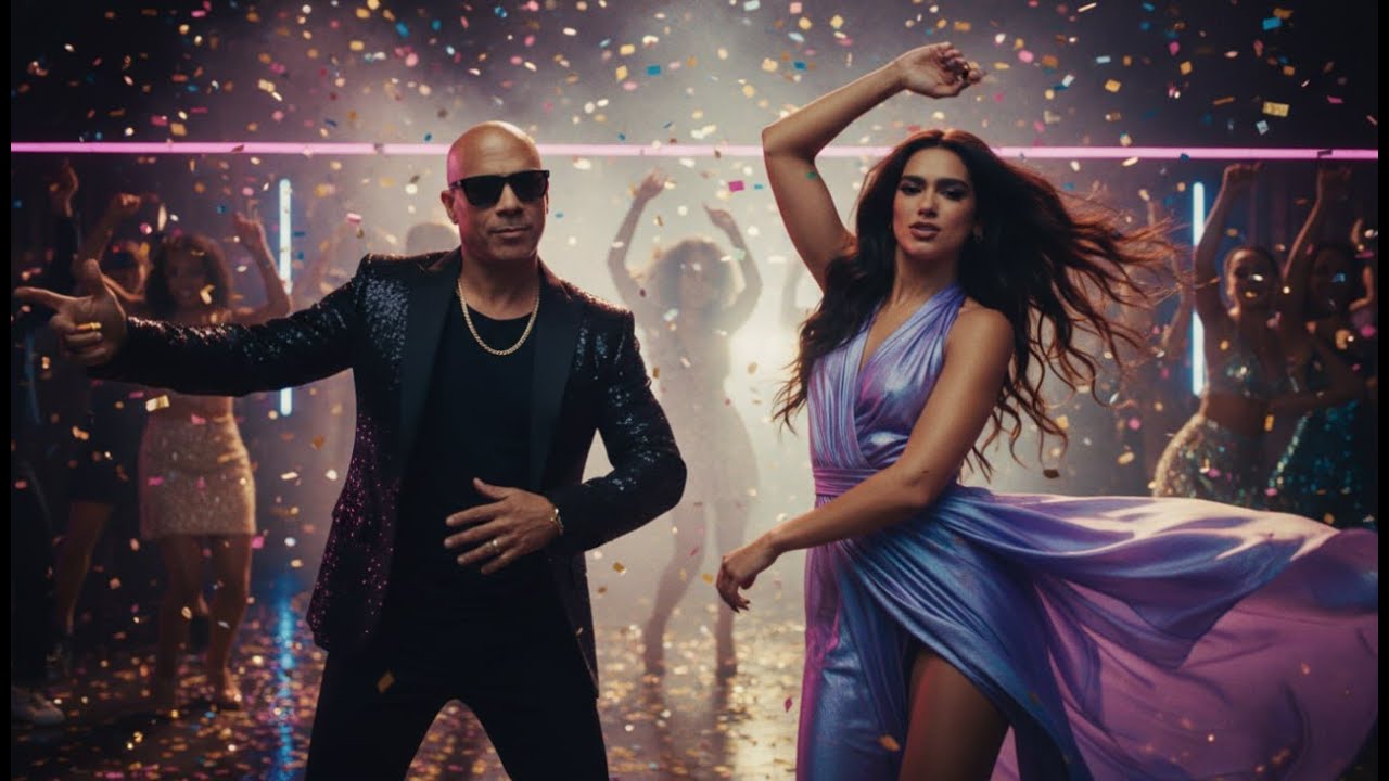 Pitbull ft Dua Lipa - Global Vibes (Official Lyrics Video 2025) | Duet Lyrics
