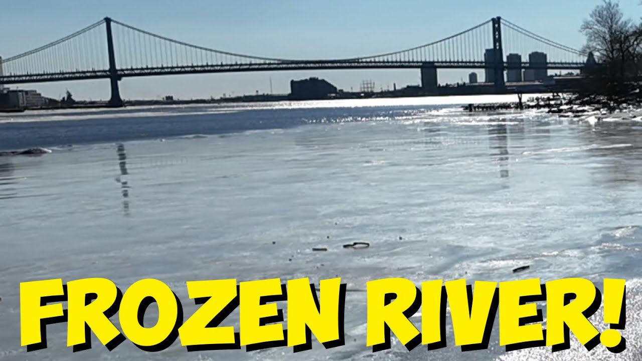 THE RIVER IS FROZEN OVER - COLDEST DAY OF THE YEAR