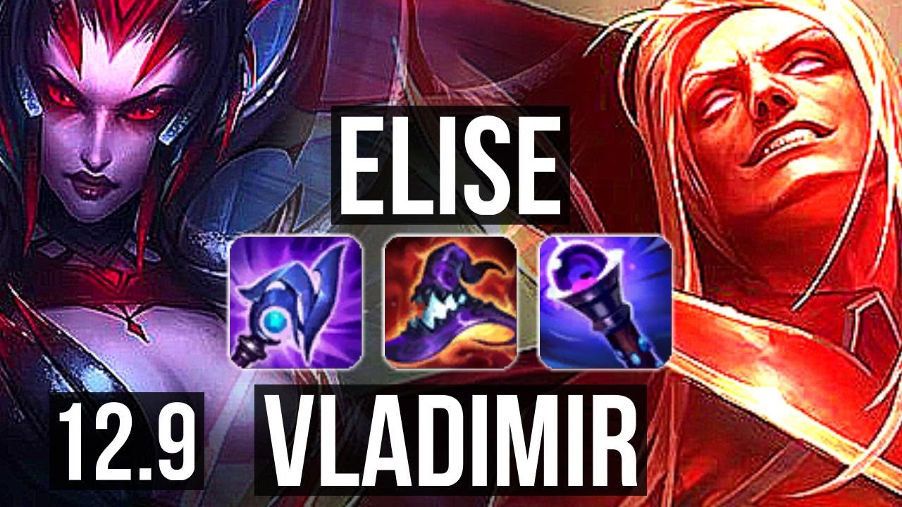 ELISE vs VLAD (MID) | 13/1/5, 3.1M mastery, 1100+ games, Legendary | BR Master | 12.9