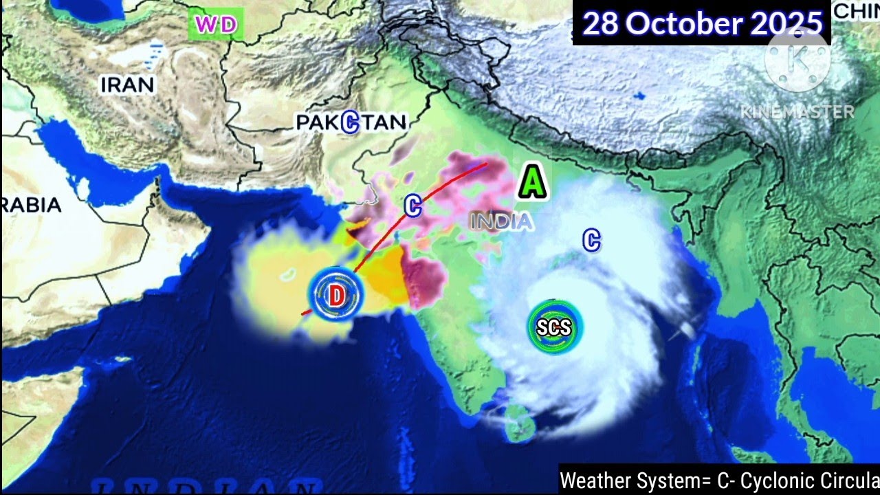 Next 25 Days Weather System North Indian Ocean Sever Cyclone Storm #Montha AP Coast. 