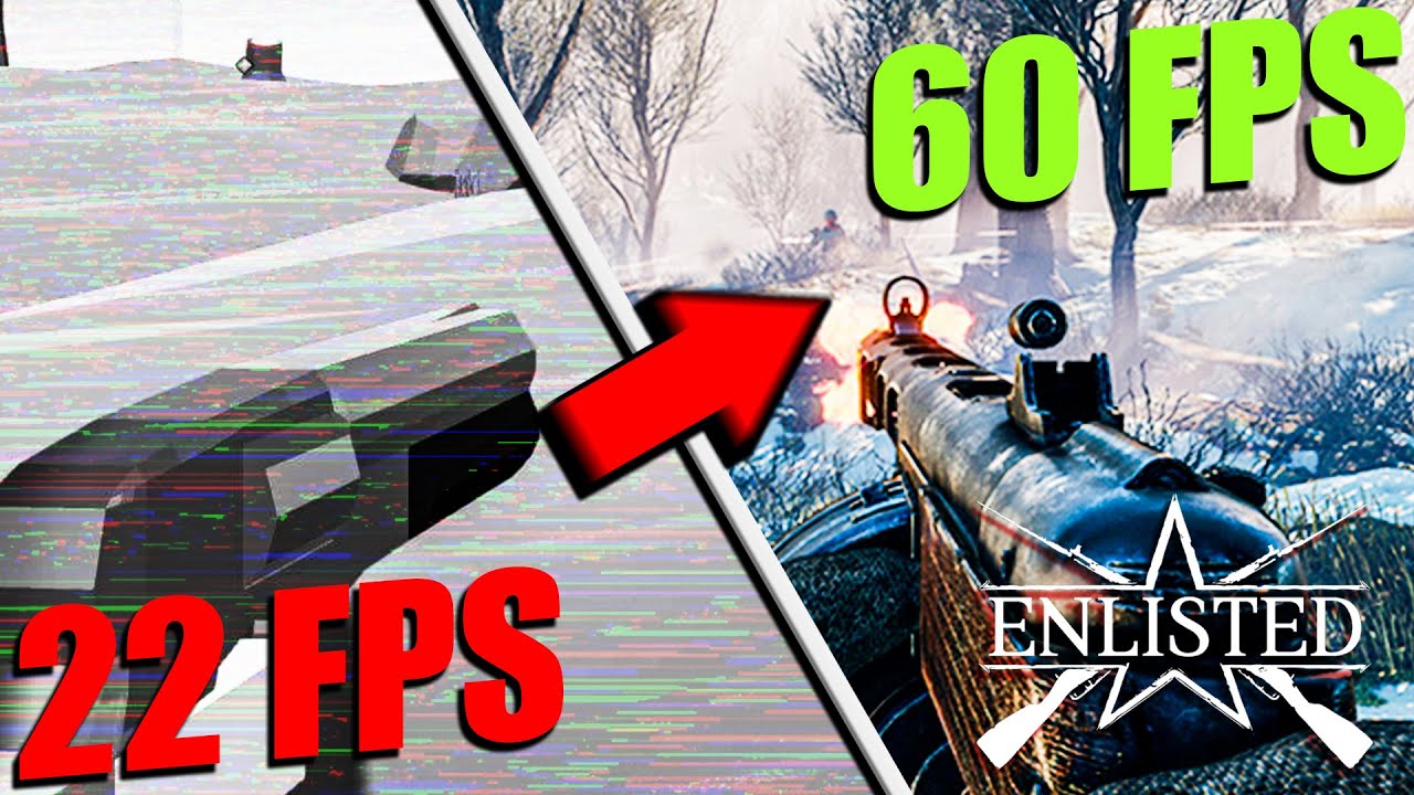 💥Enlisted - КАК ПОДНЯТЬ ФПС И ИЗБАВИТЬСЯ ОТ ЛАГОВ В ИГРЕ💥 | 100% РАБОЧИЙ СПОСОБ | Enlisted FPS FIX |