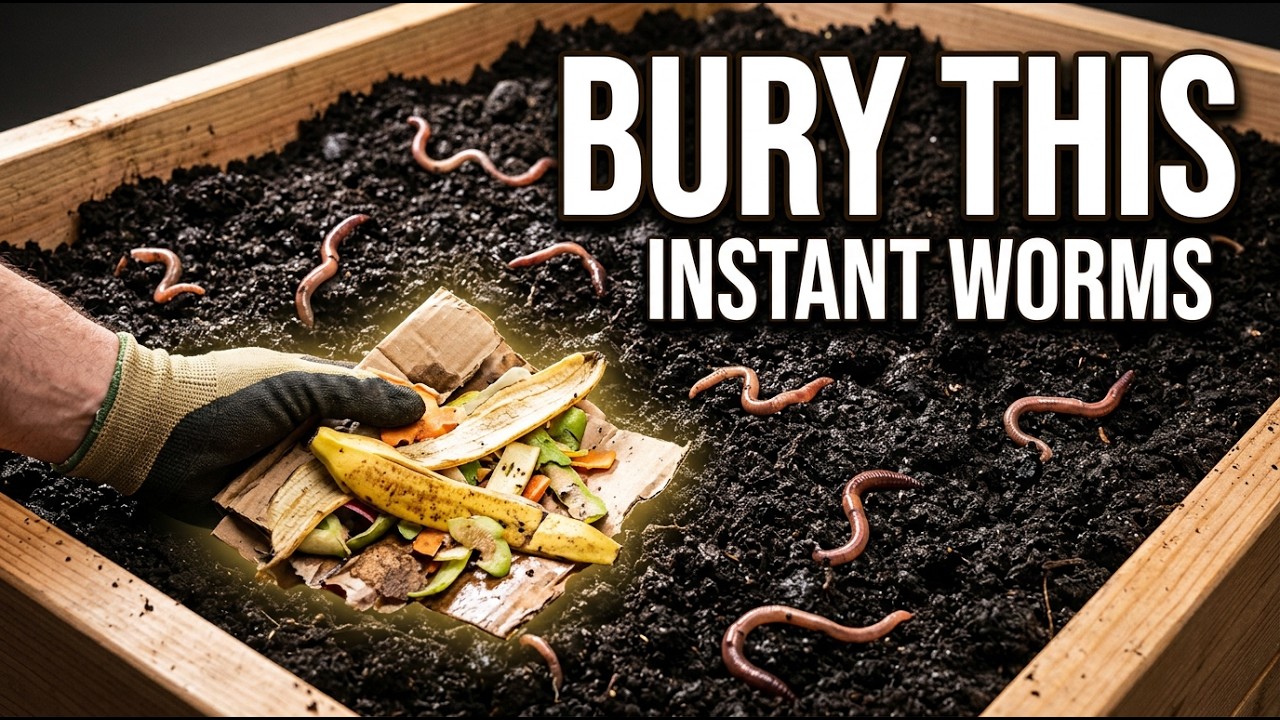 Bury THIS In Your Soil and Attract Thousands of Worms!