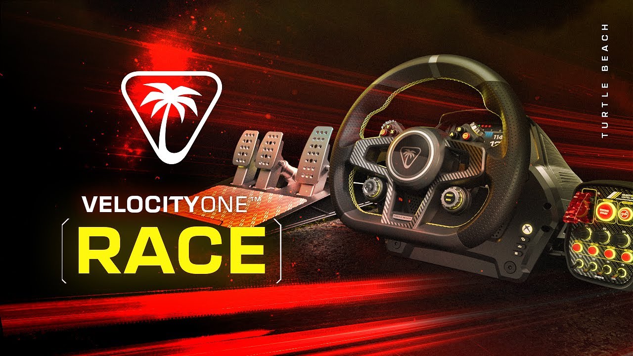 Turtle Beach&reg; VelocityOne&trade; Race Universal Wheel & Pedal System