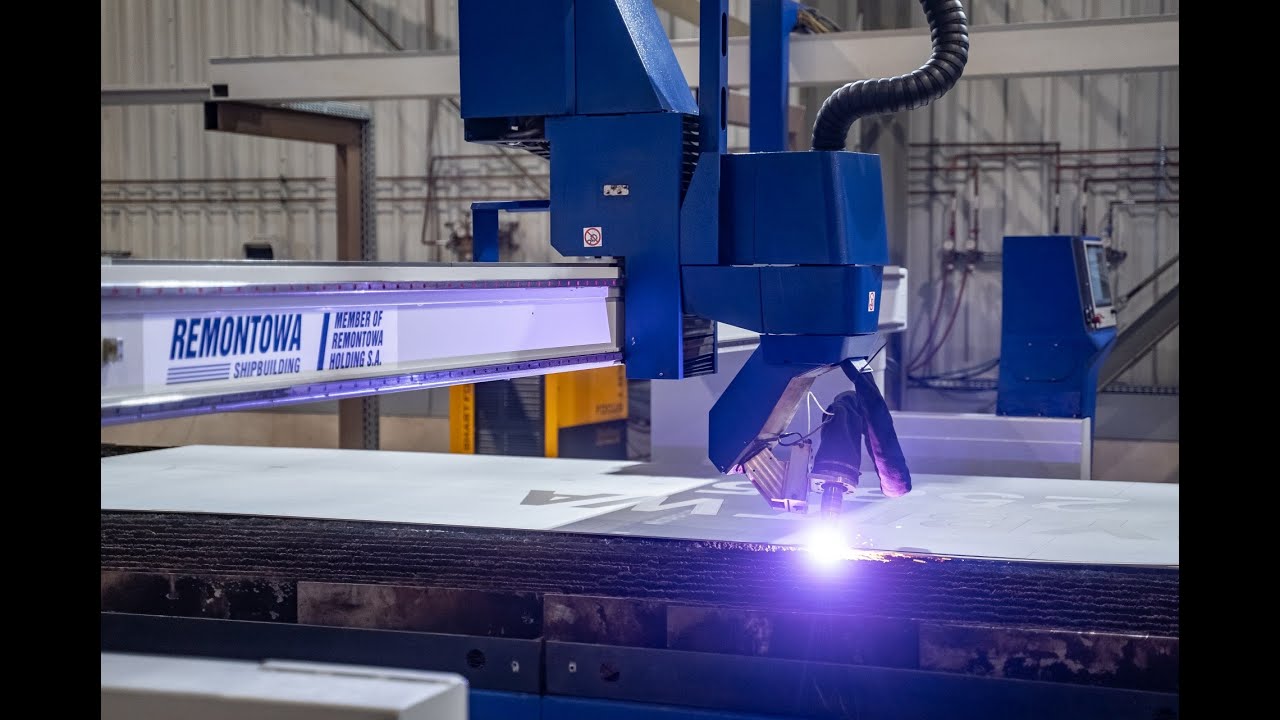 Rozpoczęcie budowy przyszłego ORP Rybitwa w Remontowa Shipbuilding S.A. Za nami już cięcie blach