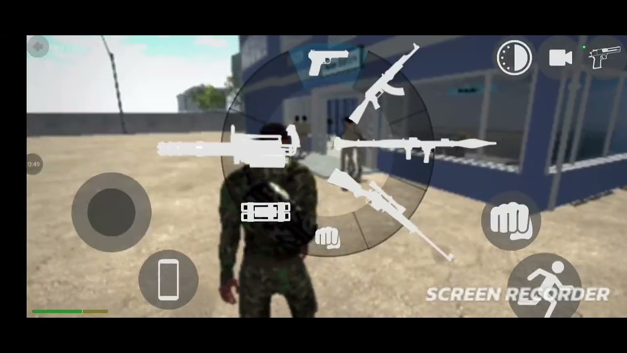 My first gameplay in Indian bike driving 3d .gameplay #1