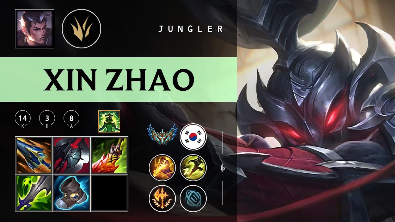 Xin Zhao Jungle vs Lee Sin - KR Challenger Patch 26.04
