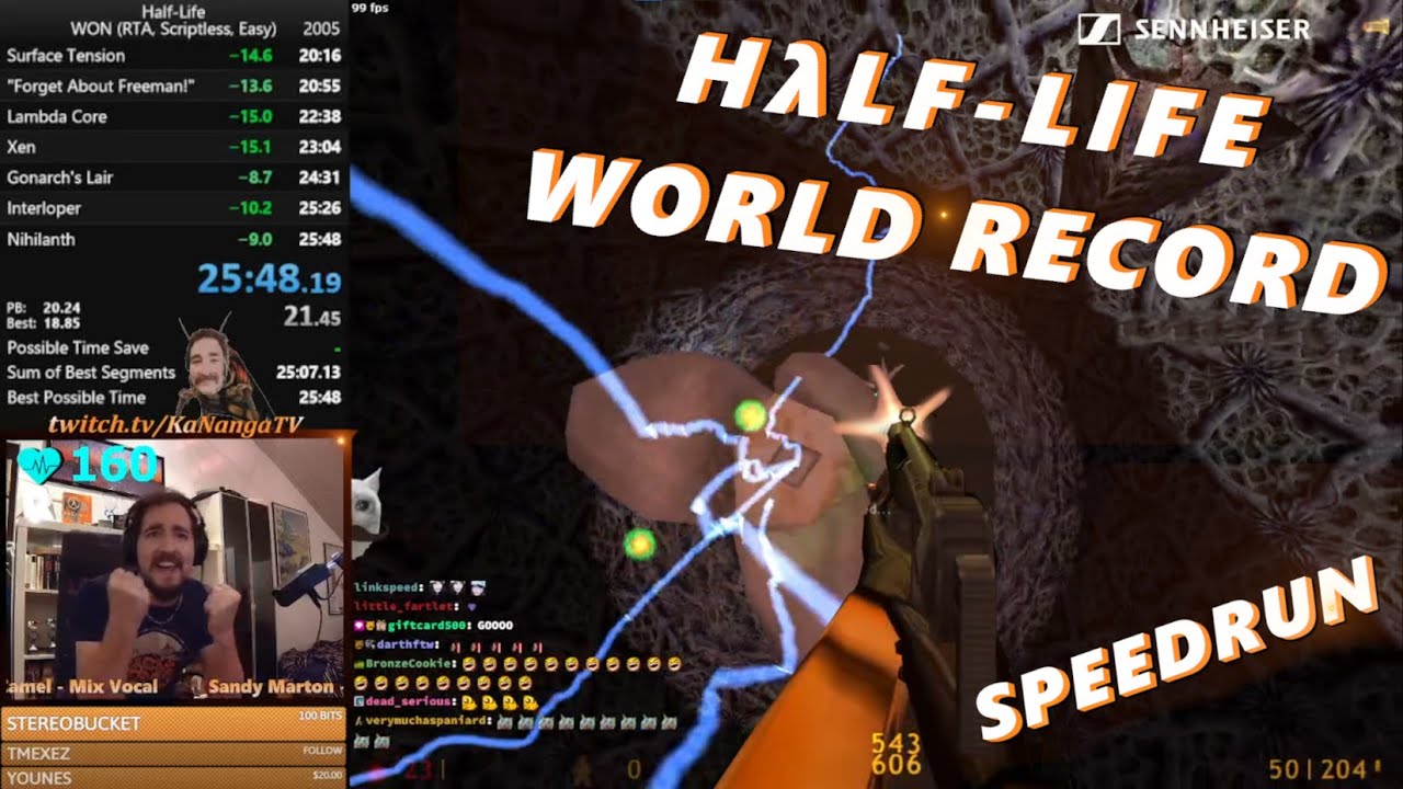 [МИРОВОЙ РЕКОРД] Прохождение Half-Life без скриптов за 25:48