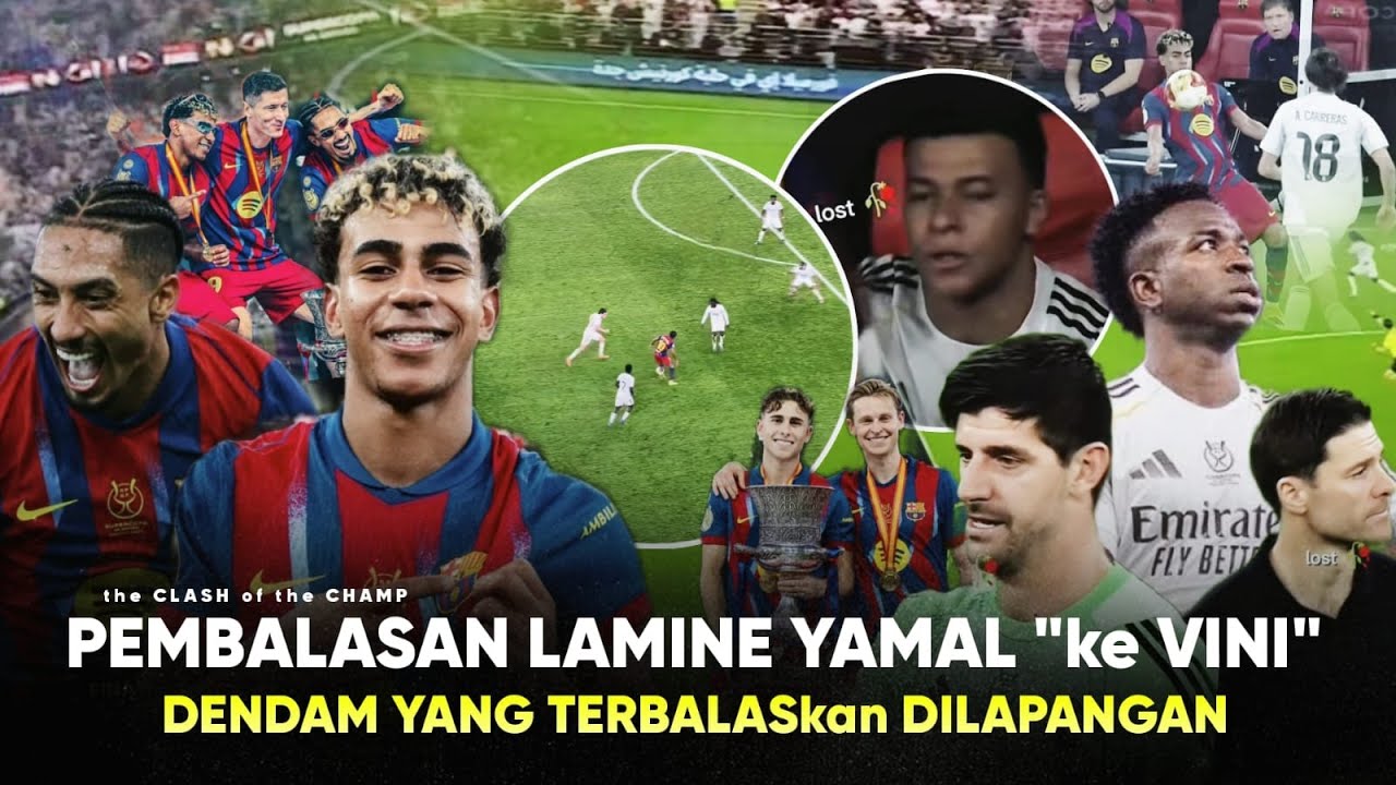 Lamine Yamal &ldquo;Membalas Keangkuhan Pemain MADRID&rdquo; Raphina Trackback VINI, Barca Hancurkan REAL MADRID