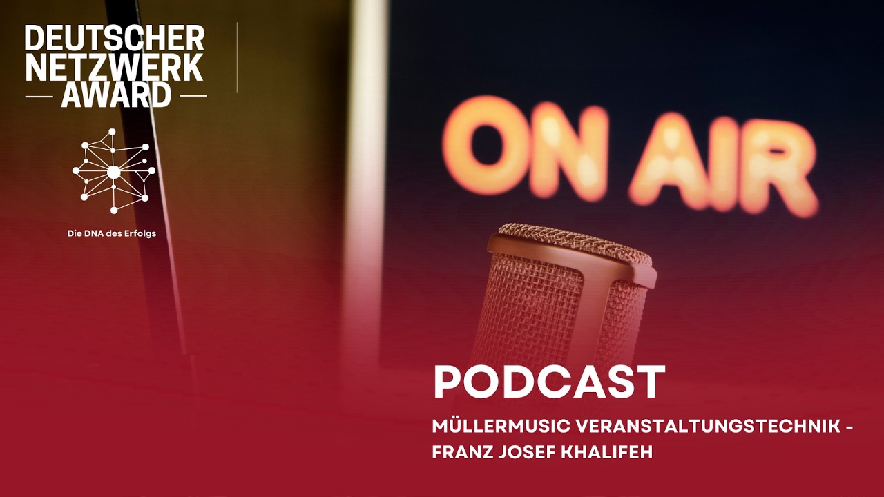 🎙 DNA Podcast mit Franz Josef Kalifeh von Müllermusic Veranstaltungstechnik