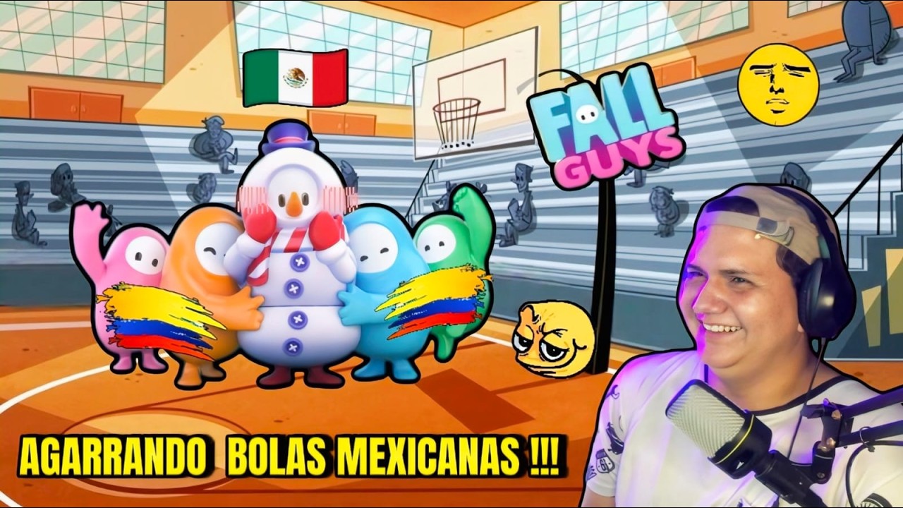 NO SABEN COMO ENCESTAR LAS PELOTAS EN FALL GUYS BASCKET ELTOÑITO #fallguys #comedia #colombia #funny
