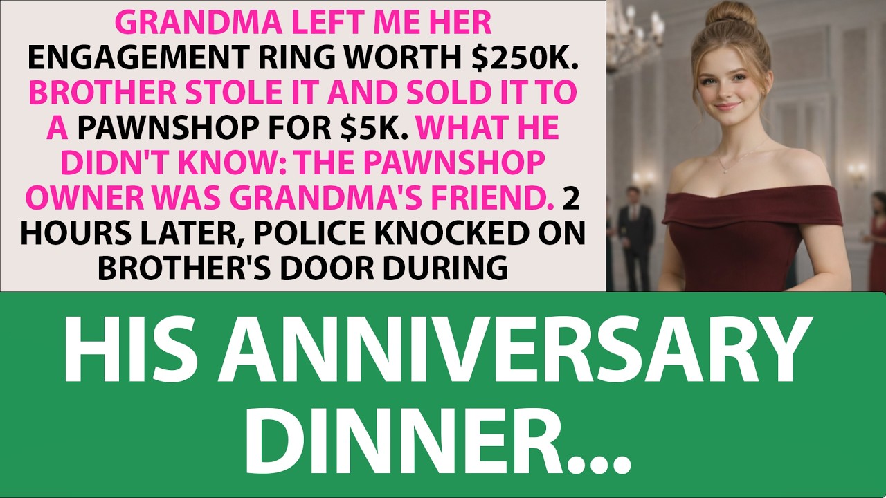 My Brother Sold Grandma's Ring I Inherited—The Pawnshop Owner Called Someone Else
