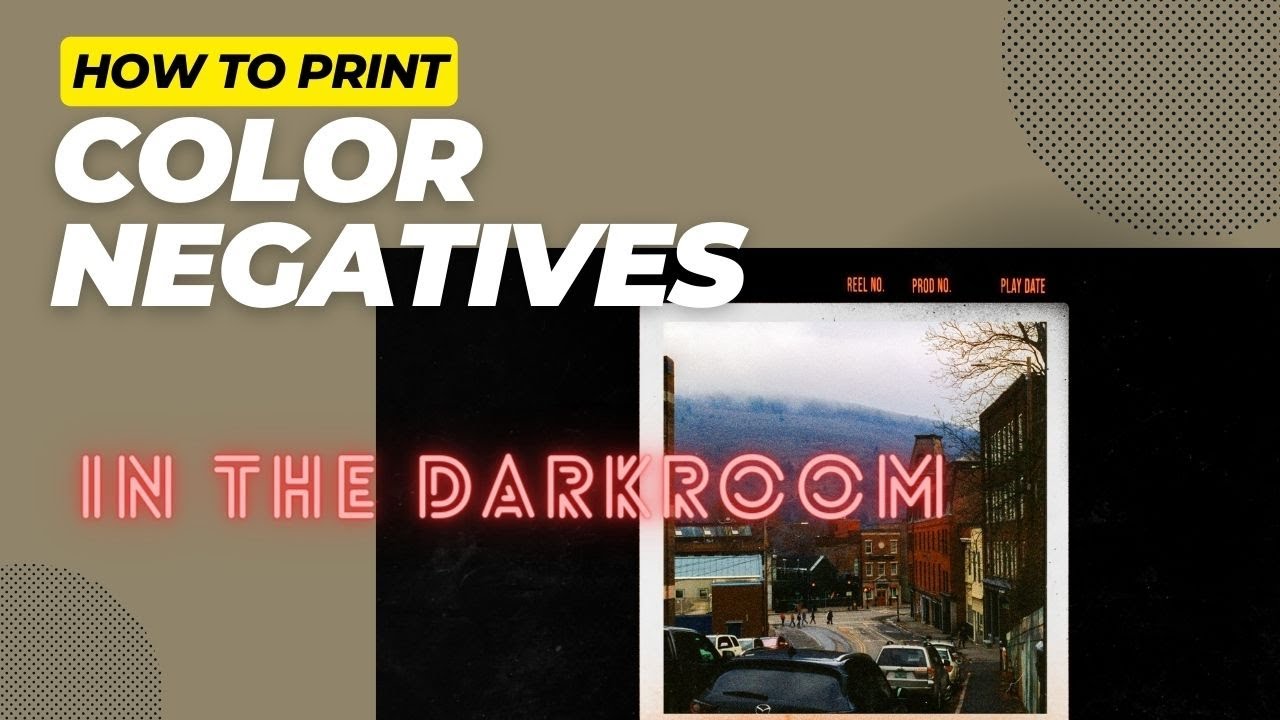 Printing Color Film Negatives in the Darkroom. RA-4