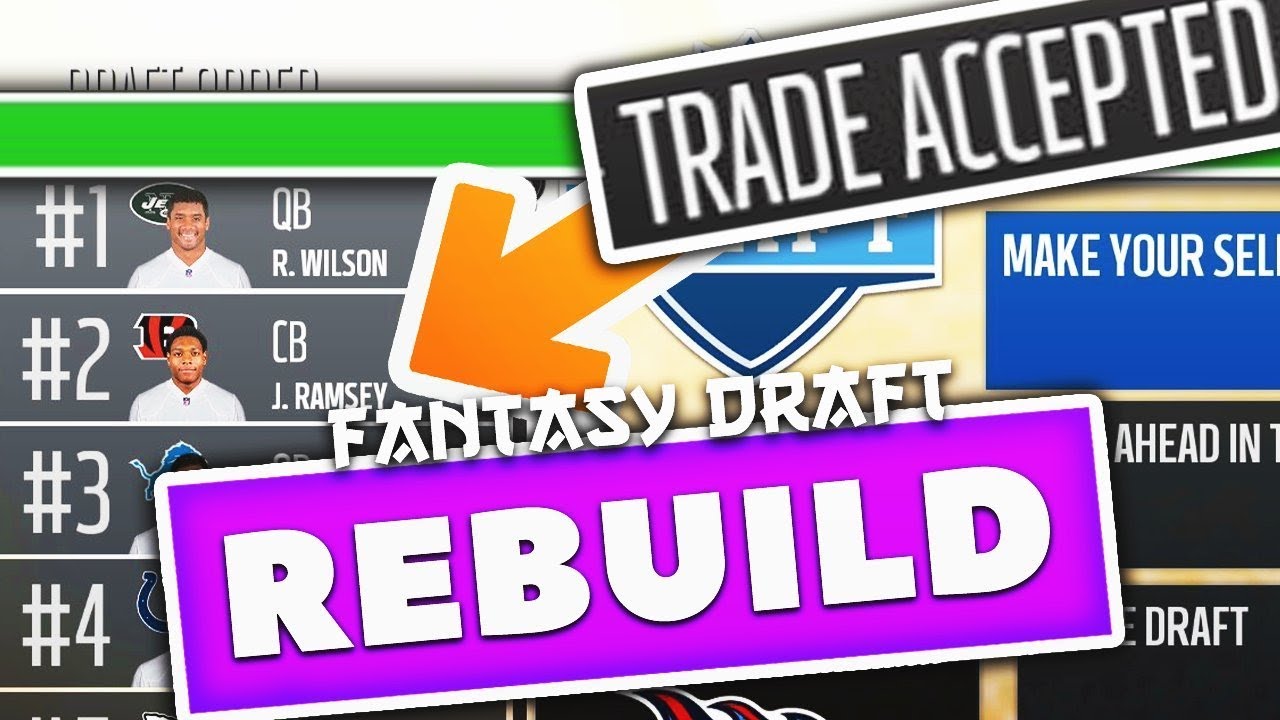 REBUILDING A FANTASY DRAFT! Madden NFL Franchise
