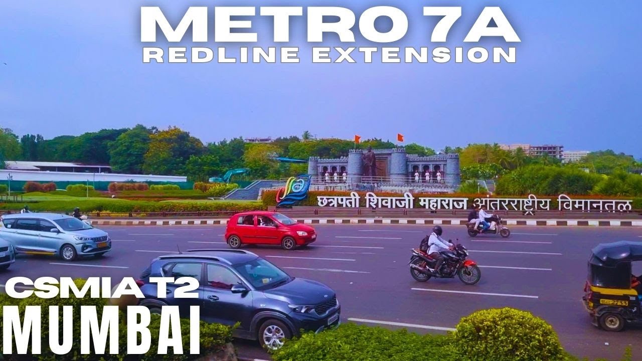 Mumbai Airport Metro 7A Update 🚇 | Metro 7A to Metro 1 and Metro 6 Intersection
