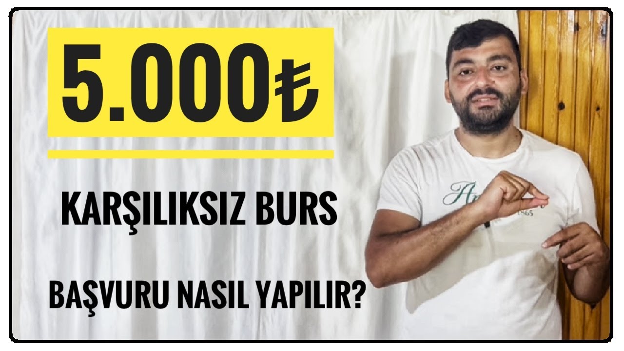 KARŞILIKSIZ BURS : 5.000₺ AYLIK BURS : TEKNOLOJİ VE İNSAN DERNEĞİ BURS BAŞVURUSU (TEKİNDER BURSU)