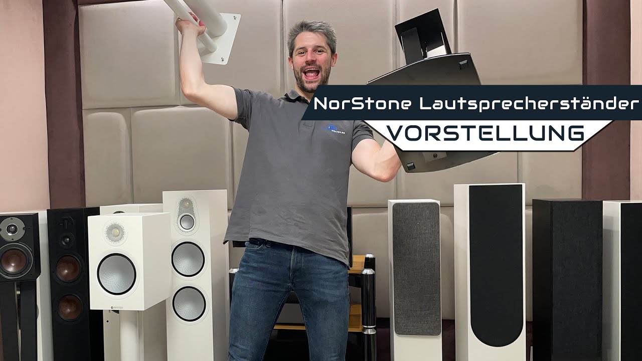 NorStone Lautsprecherst&auml;nder - Regallautsprecher lieben diese Lautsprecherst&auml;nder