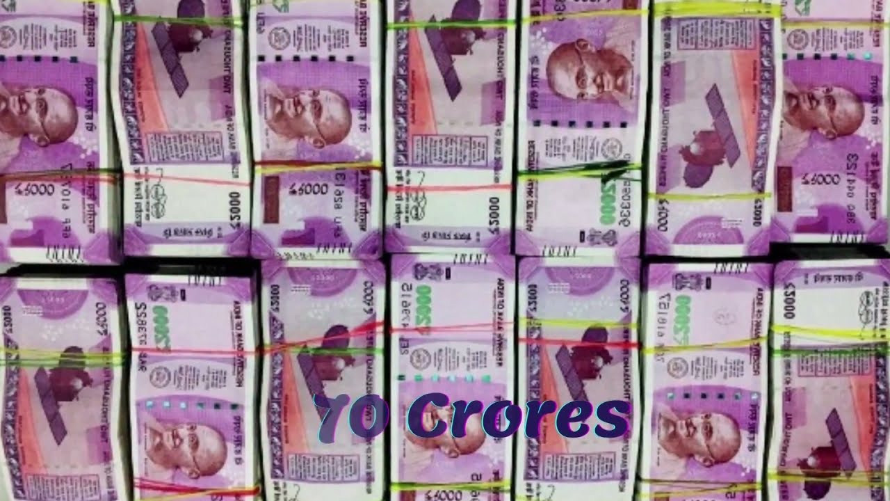 Money visualization | Money vibrations I India money bundles | India cores of money | Money counting