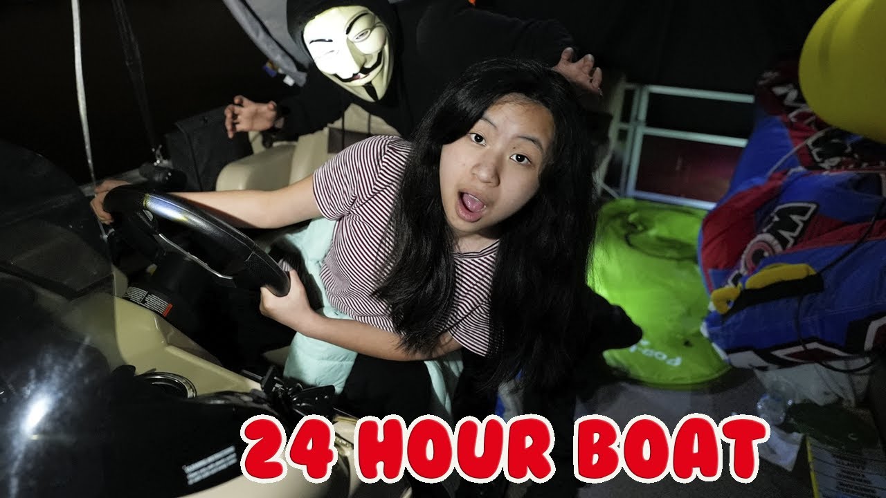 24 Hour Game Master Challenge in a SCARY BOAT