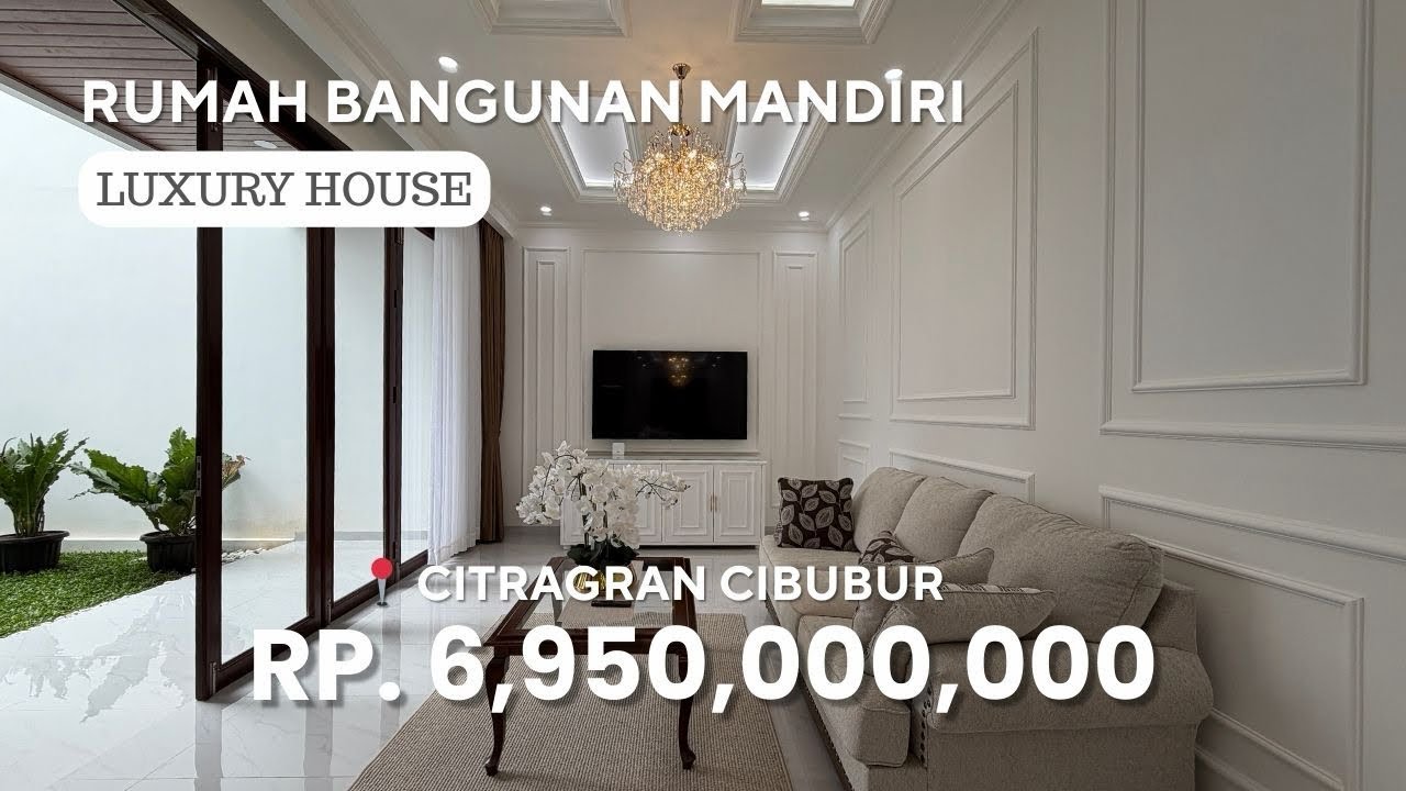 Luxury House di Citra Gran Cibubur , Bangunan Mandiri sangat Premium di setiap detailnya . 