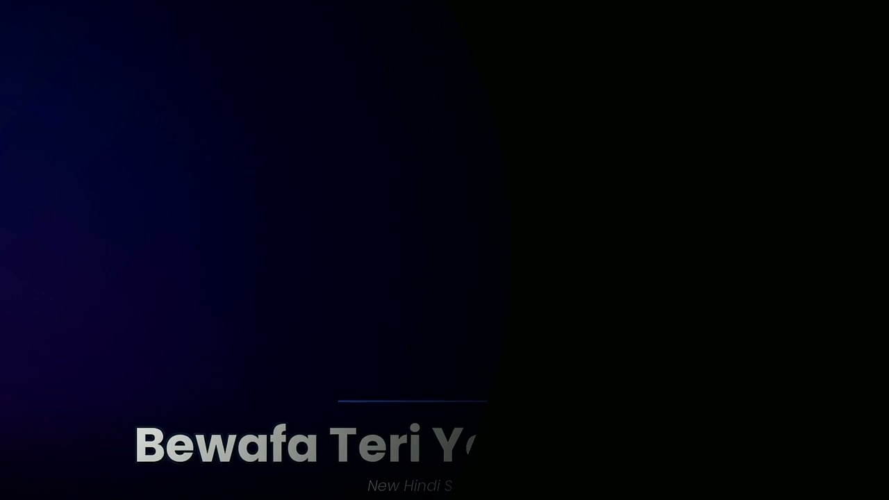 Bewafa Teri Yaadon Mein - Dard Bhara Hindi Song | New Hindi Song 2025