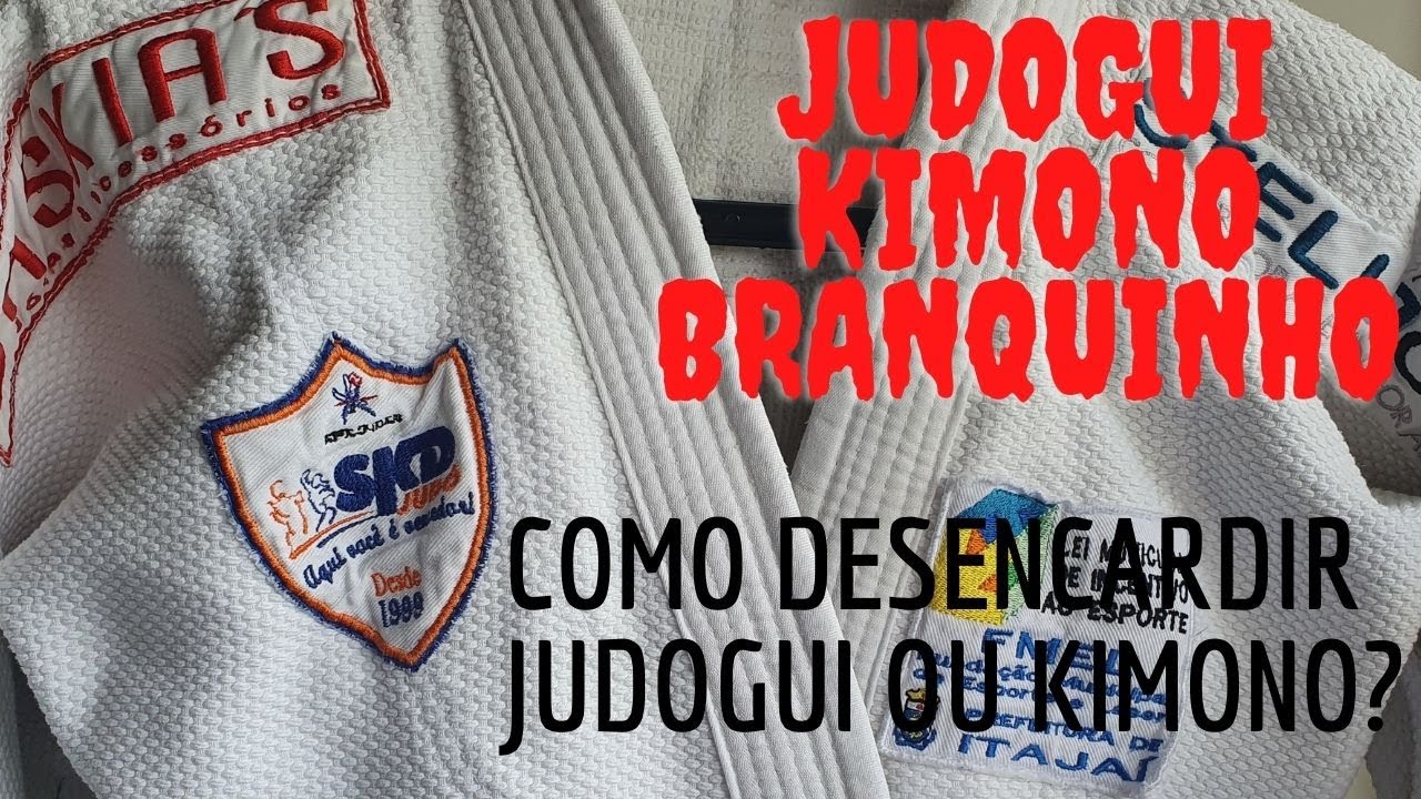 COMO DESENCARDIR KIMONOS de judô ou jiu-jitsu e deixar ele branco!