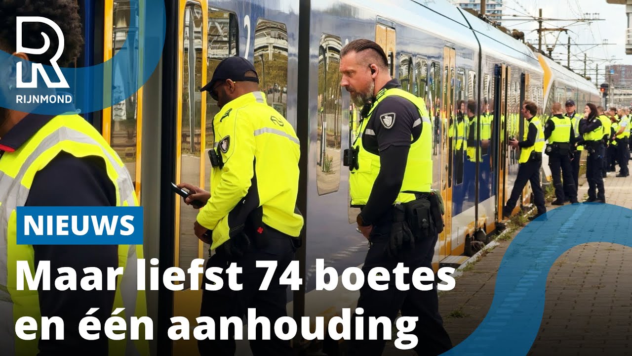 Massale controle door NS tegen zwartrijders | Rijnmond