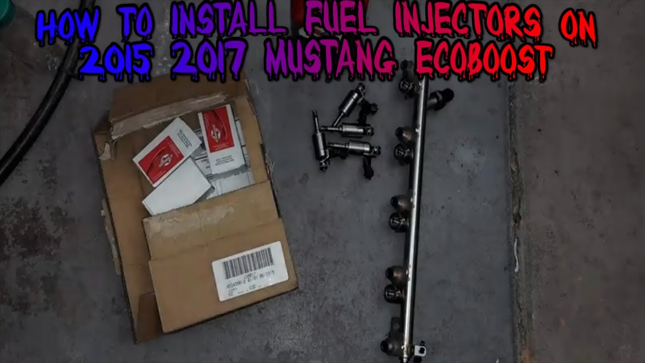 Как установить топливные форсунки на Mustang EcoBoost 2015–2017 годов выпуска