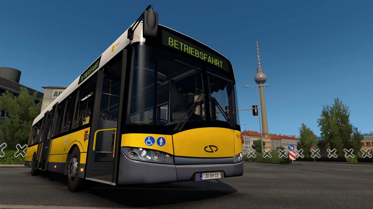ETS2 Bus Mod: Solaris Urbino 12 III BVG (aus OMSI)