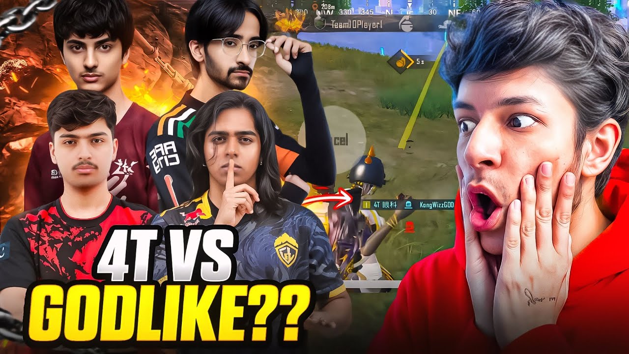 4T IQ & 4T Falak Just Destroyed Godlike + Team OG?! India vs Pakistan 😱
