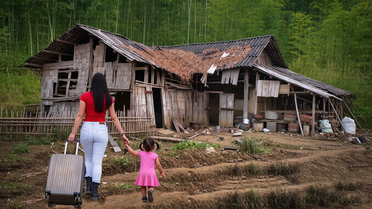From a rickety bamboo house to a warm shelter – The extraordinary resilience of a single mother