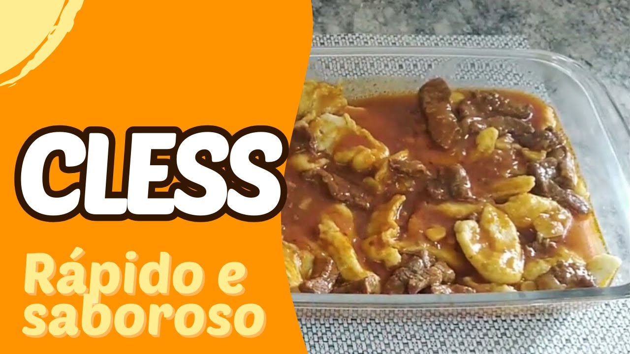 Cless. Massa caseira f&aacute;cil, r&aacute;pida e saborosa.